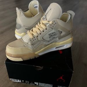 Off white Air Jordan 4 “Sail”